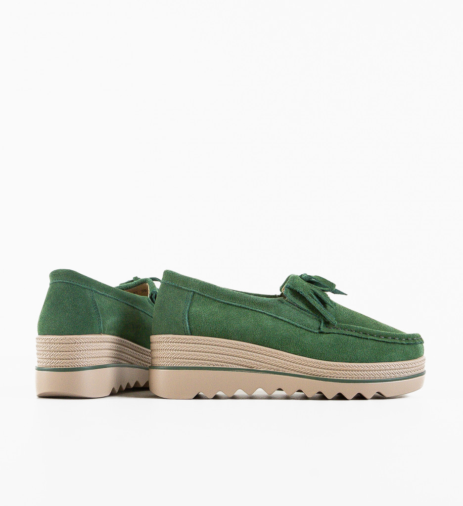 Pantofi Hipok Verzi - Confort Casual Zilnic - imagine 2