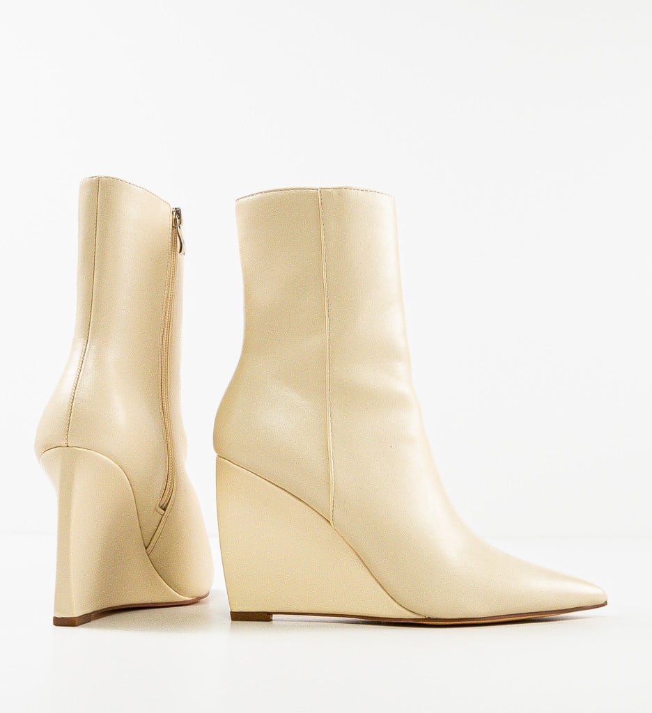 Botine Dama Delila Bej - Eleganță și Confort - imagine 5
