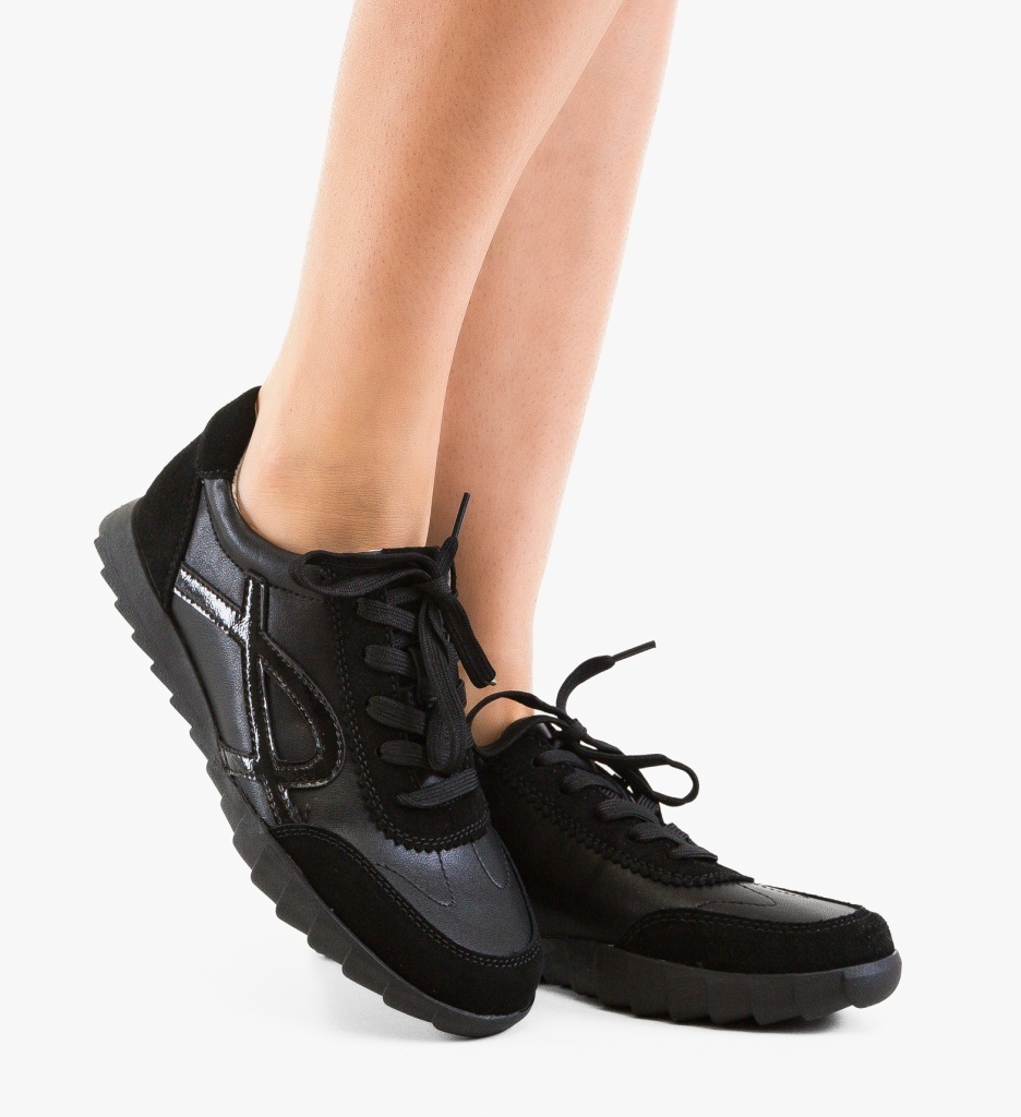 Pantofi Casual Ynun Negri – Confort Stilat - imagine 3