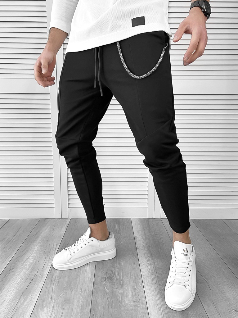 Pantaloni Casual Bumbac 100% Negri