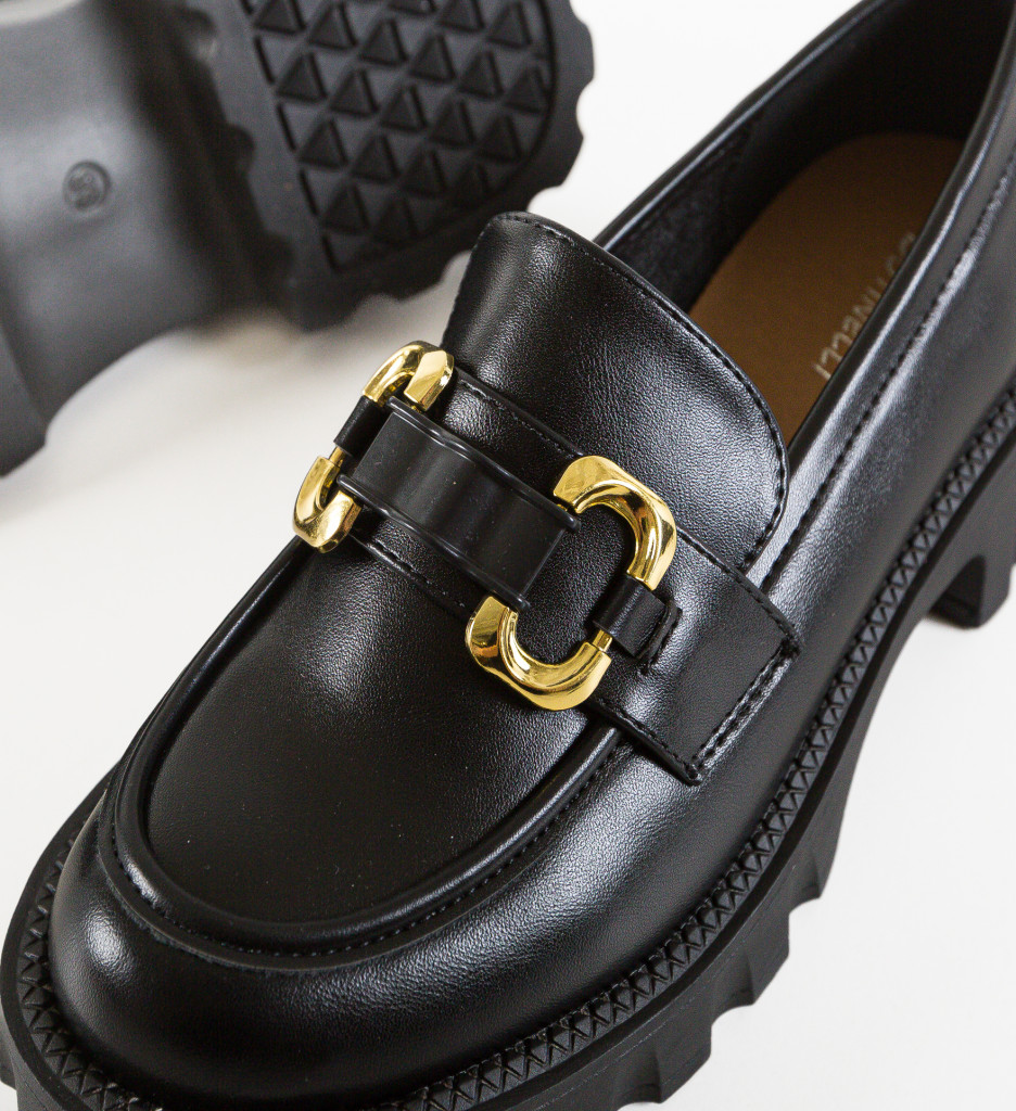 Pantofi Casual Gully Negri - Confort și Stil - imagine 11