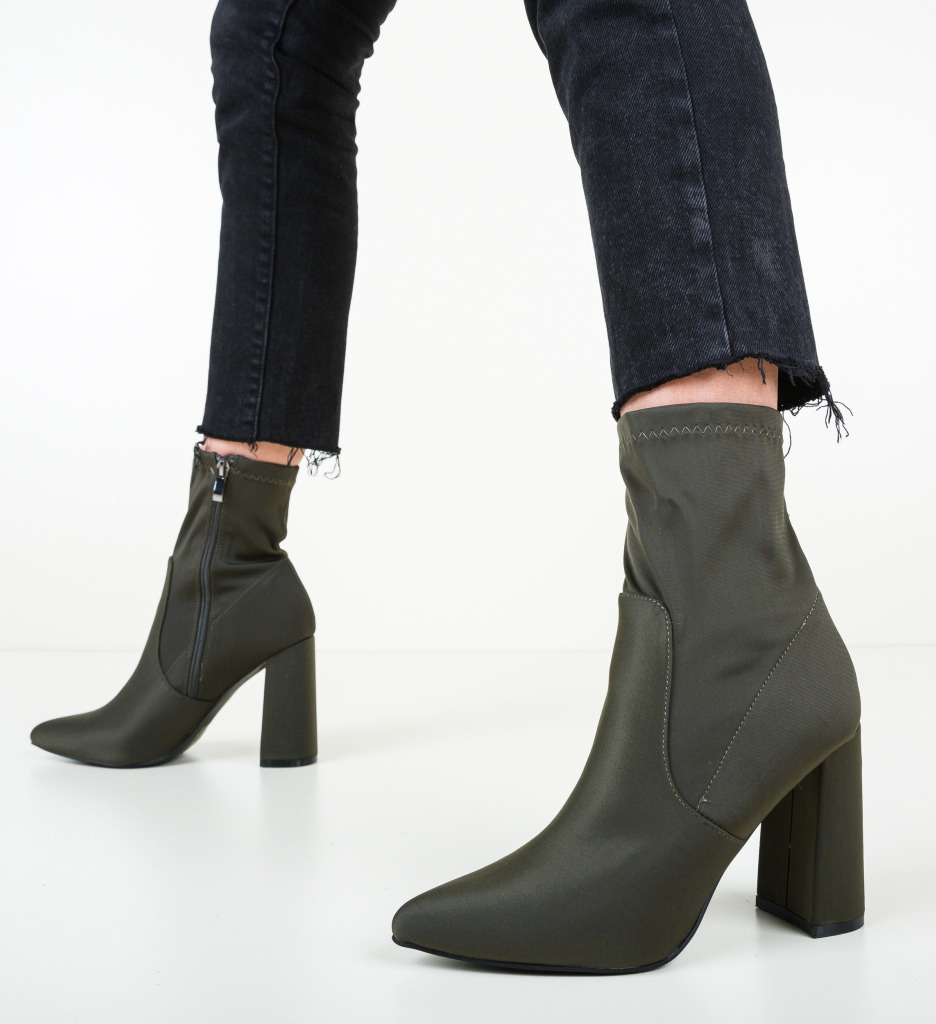 Botine Cash Verzi - Eleganță și Stil - imagine 4