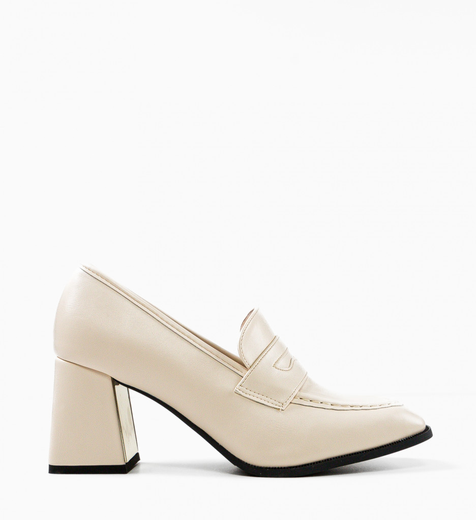 Pantofi cu Toc Kirsten Bej | Eleganță și Confort - imagine 8