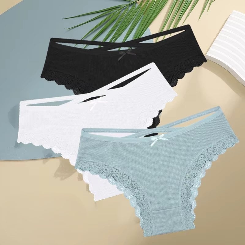 Set 3 Chiloti Picadili, Confort Bumbac
