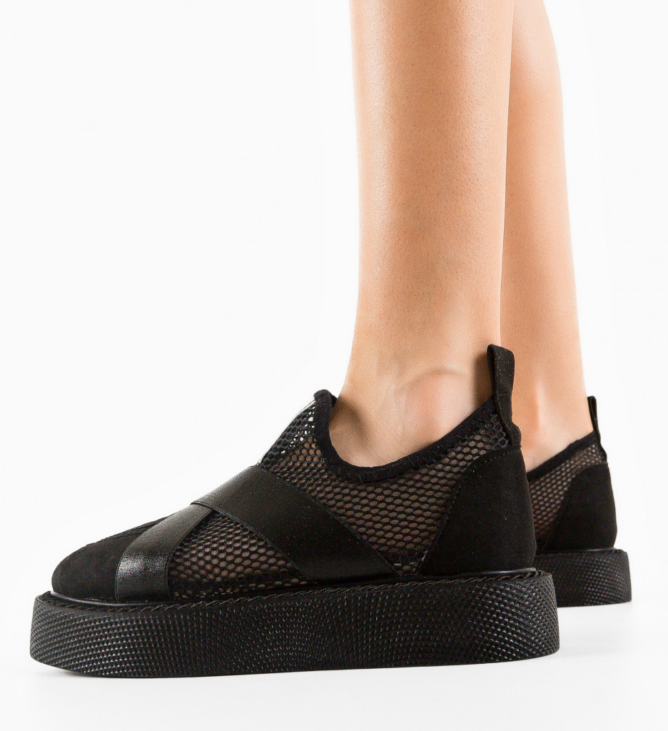 Pantofi Casual Windee Negri | Confort și Stil - imagine 2