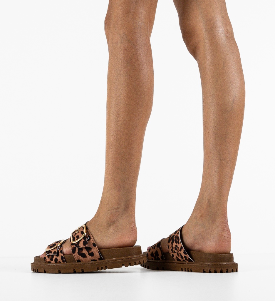 Papuci Dama Panpro Print 2 - Confort și Stil - imagine 6