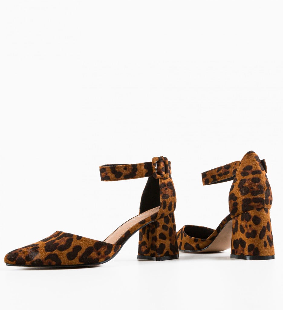 Pantofi Shard Print - Design Modern cu Toc - imagine 9