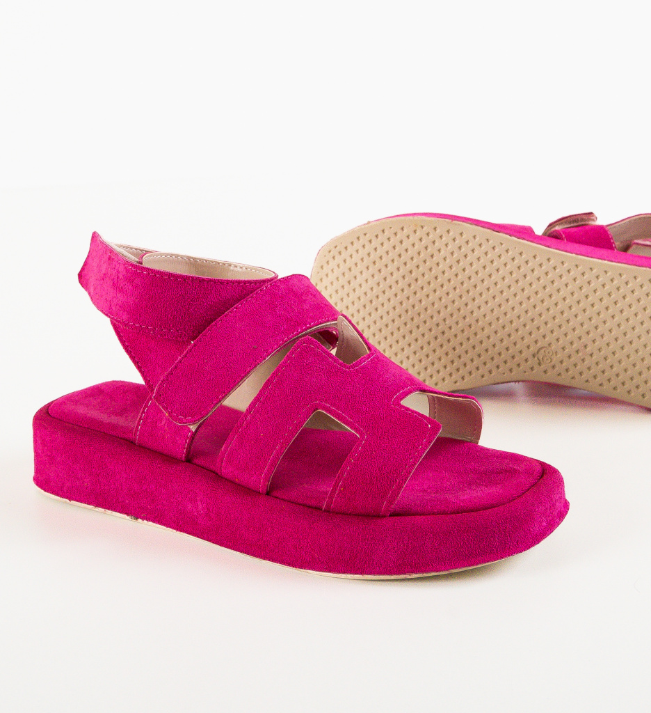 Sandale Dama Vardan Fuchsia - Stil Vibrant