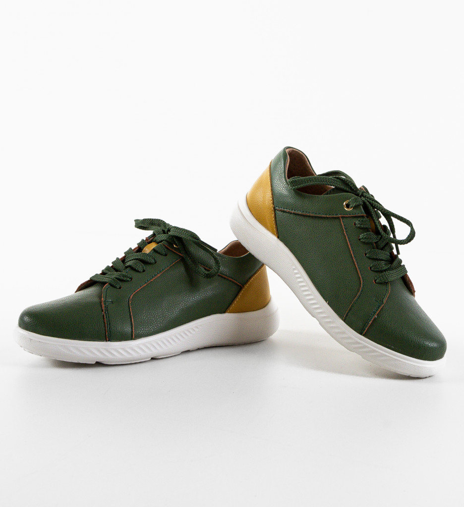 Pantofi Casual Rena Verzi | Confort & Stil Modern