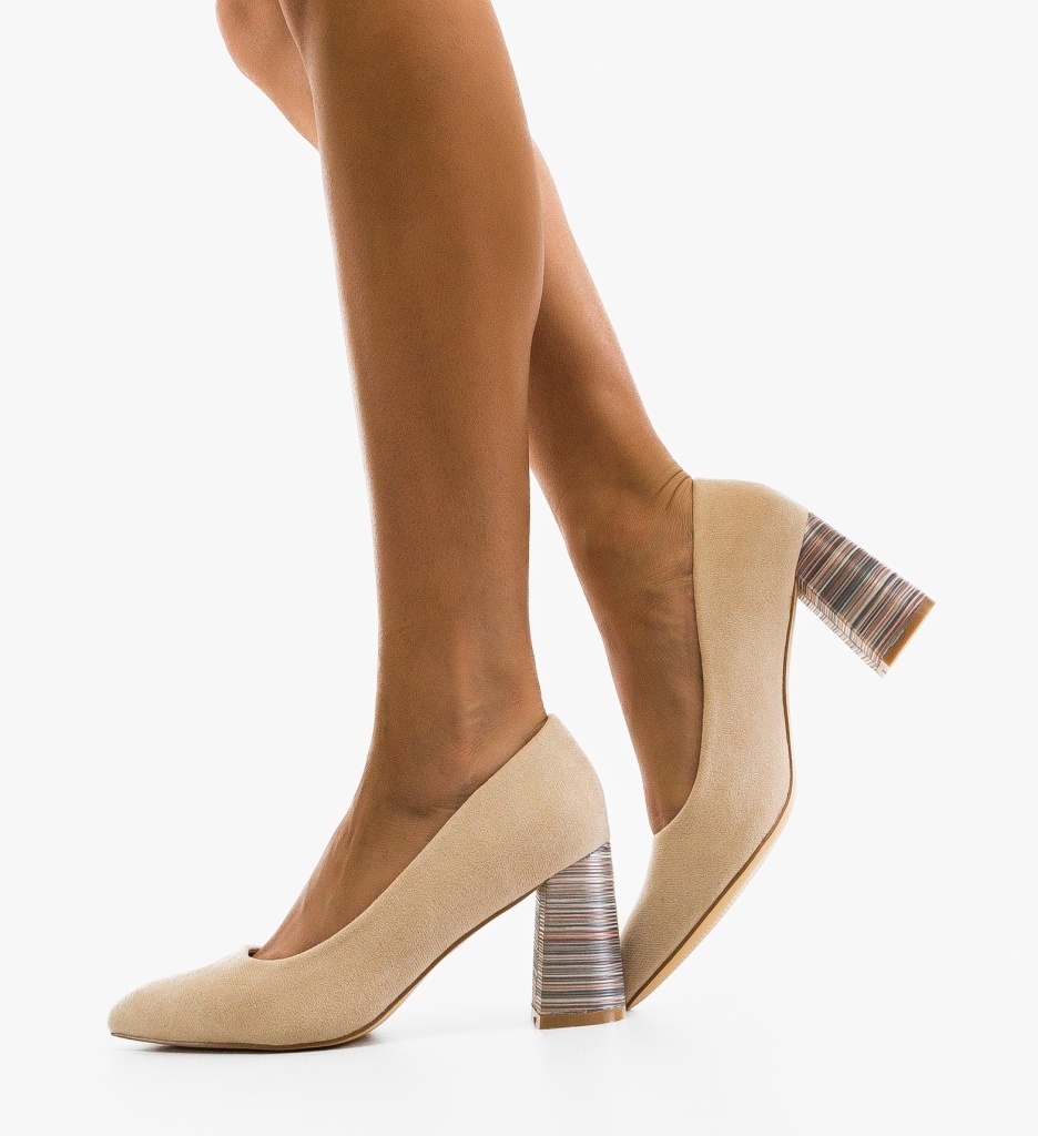 Pantofi Dama Ferne Bej - Eleganță și Stil - imagine 3