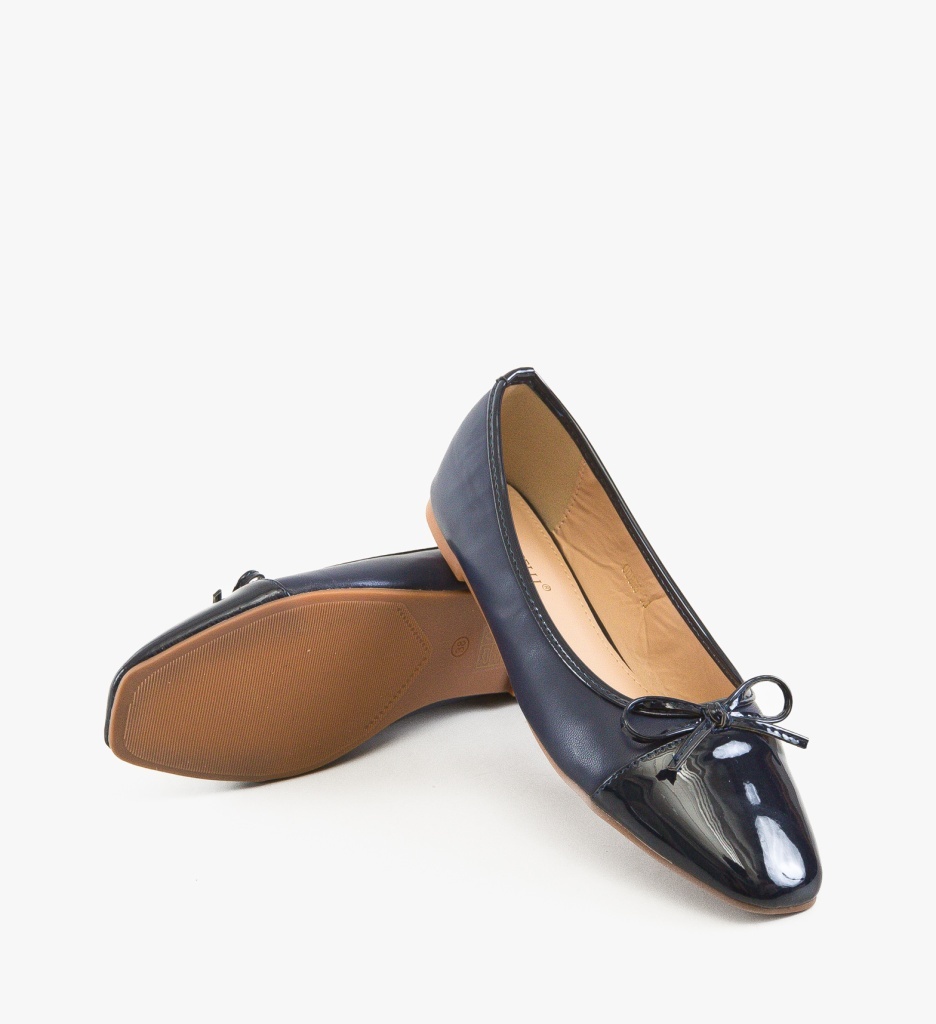 Balerini Dama Zenga Bleumarin Eleganți - imagine 5