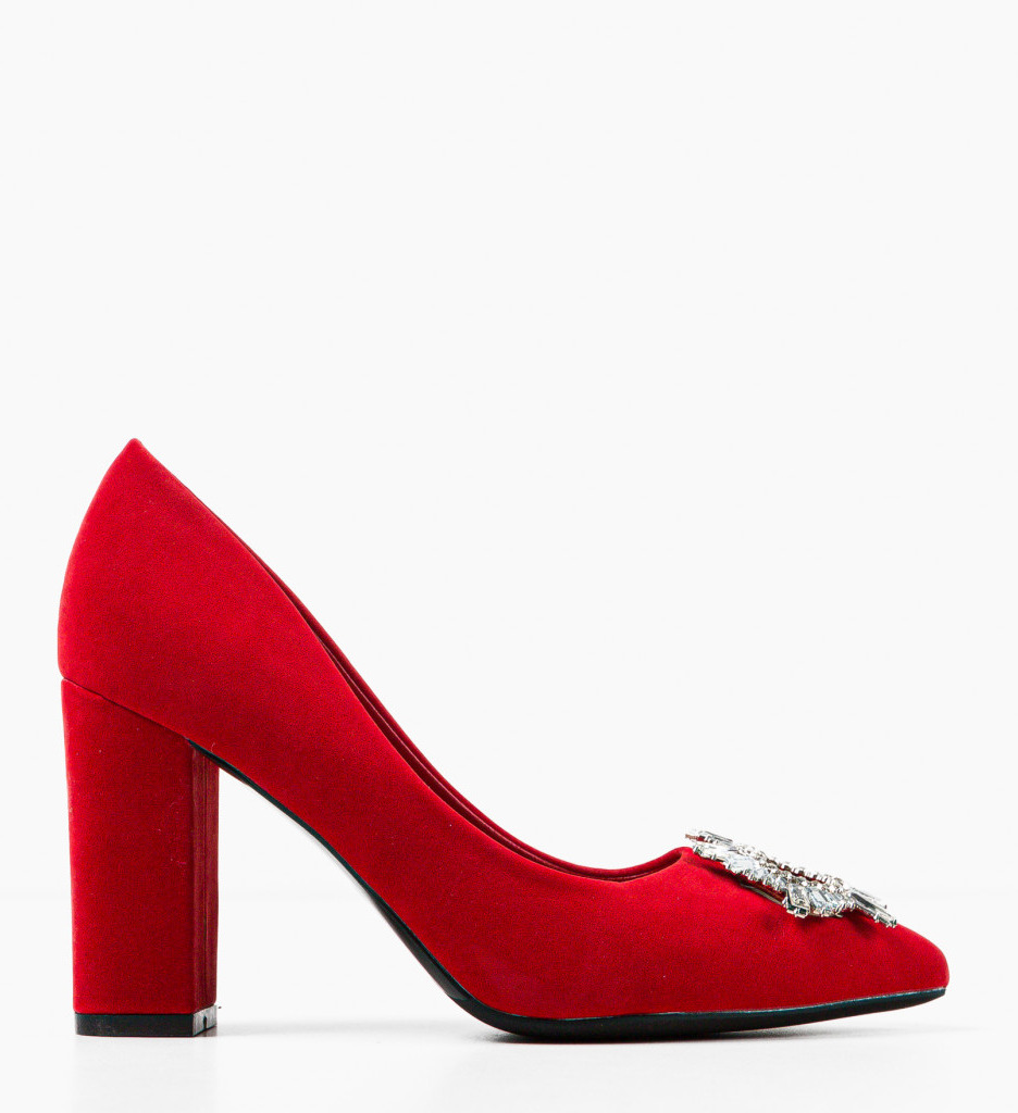 Pantofi Dama Hebebe Rosii Eleganți - imagine 4