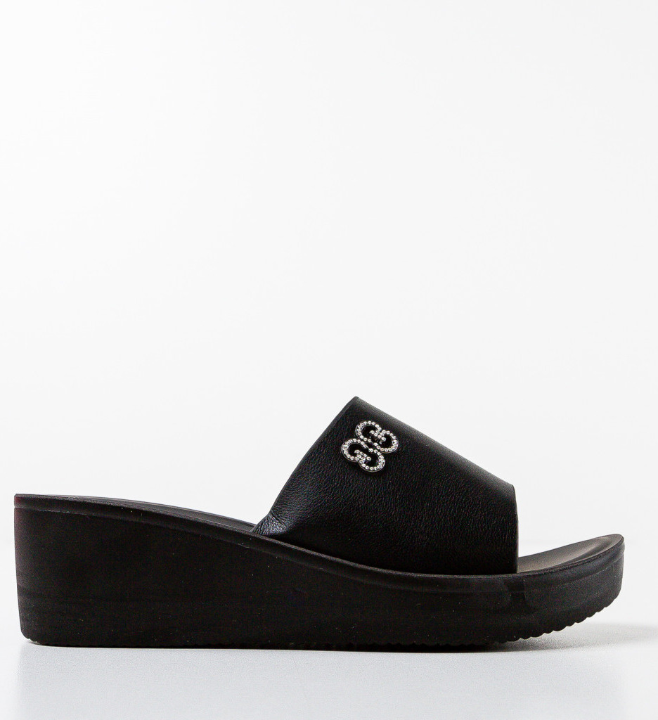 Platforme Dama Butty Negre - Stil și Confort - imagine 4