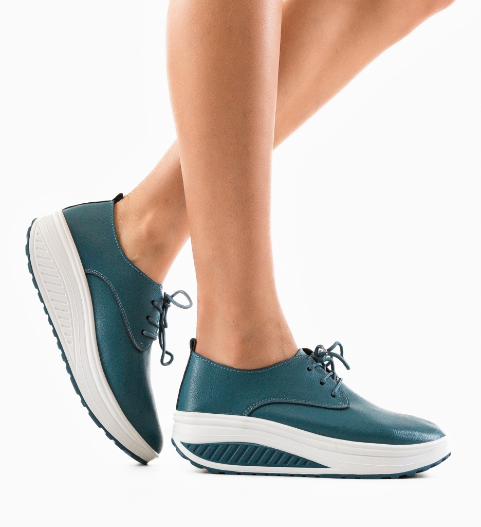 Kleak Pantofi Casual Albastri - Confort Zilnic - imagine 4