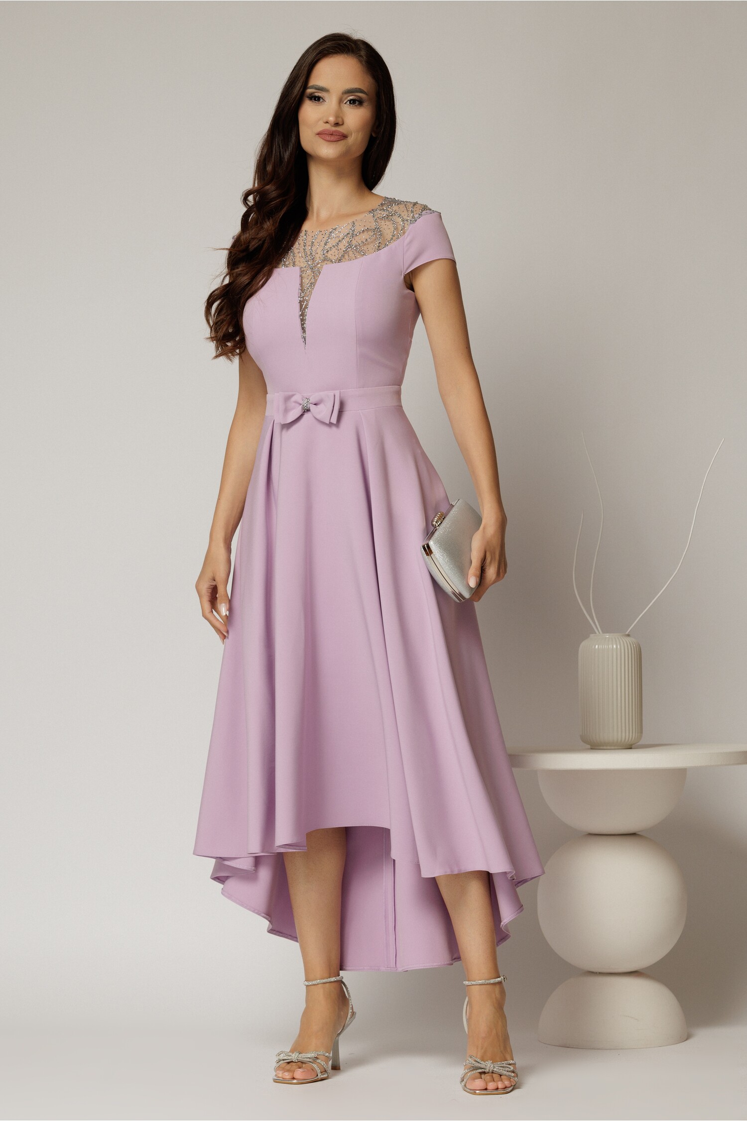 Rochie Lila Asimetrica Ocazie DY Fashion