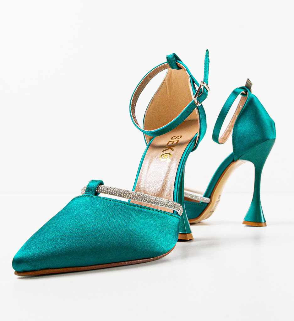 Pantofi Chapman Verzi | Eleganță și Stil - imagine 6