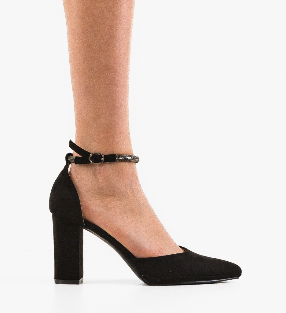 Pantofi cu Toc Kobe Negri | Eleganță Asigurată - imagine 6
