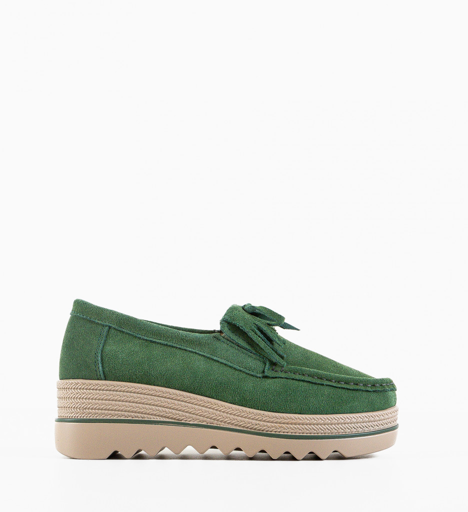 Pantofi Hipok Verzi - Confort Casual Zilnic - imagine 3