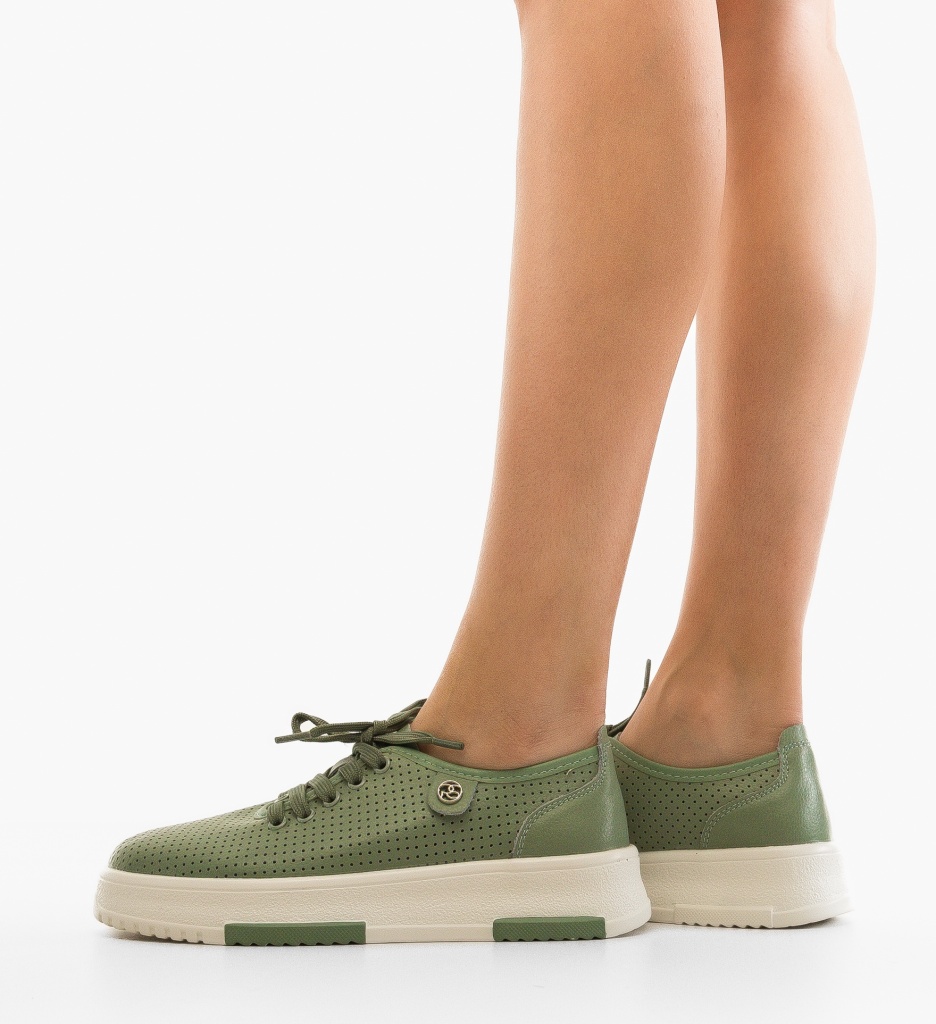 Pantofi Casual Ygrysha Verzi | Confort & Stil