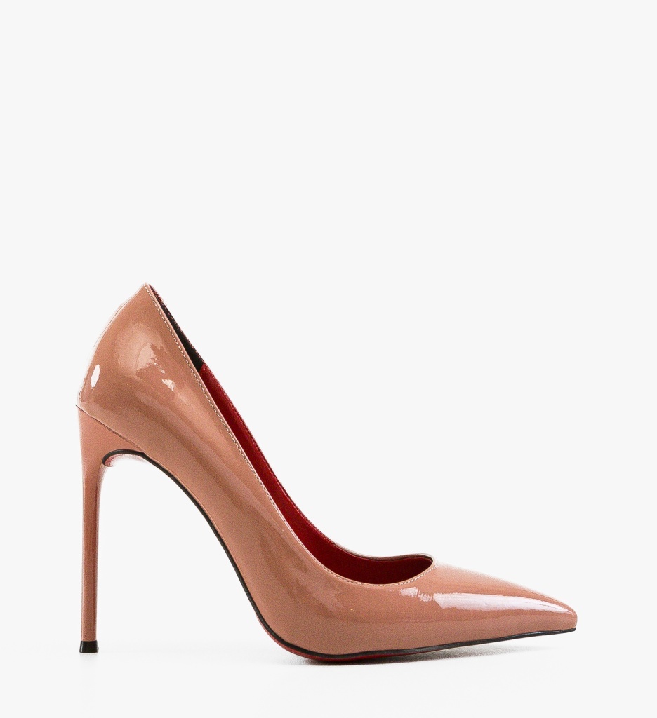 Pantofi Dama Butyn Roz 2 Eleganți cu Toc - imagine 6