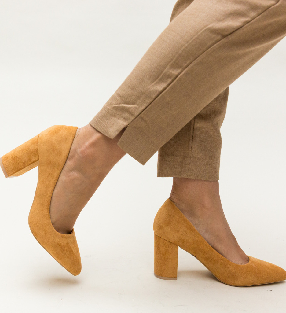 Pantofi Faulker Camel Eleganți și Versatili - imagine 3