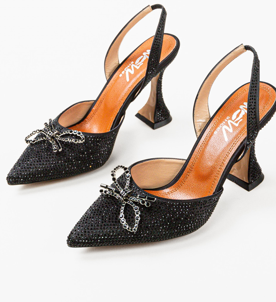 Pantofi Partyun Negri - Eleganță la Orice Eveniment - imagine 5