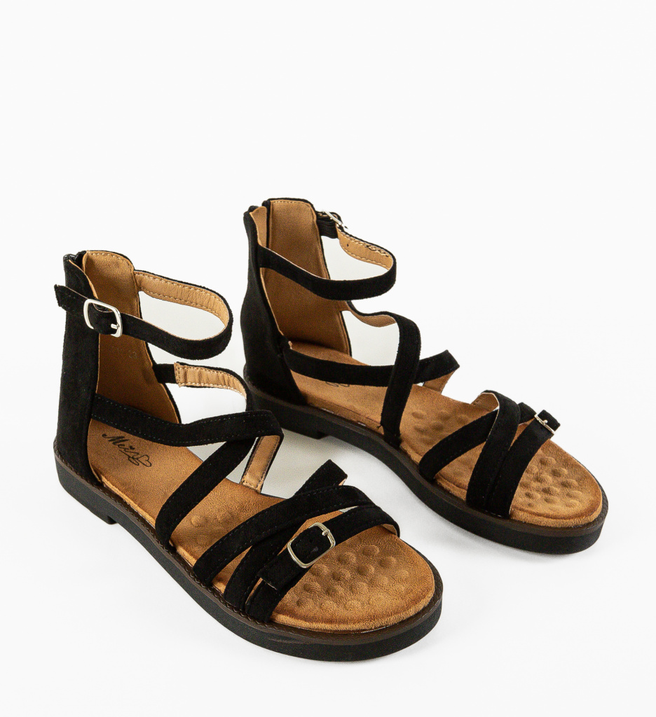Sandale Dama Balkar Negre | Eleganță și Confort - imagine 7