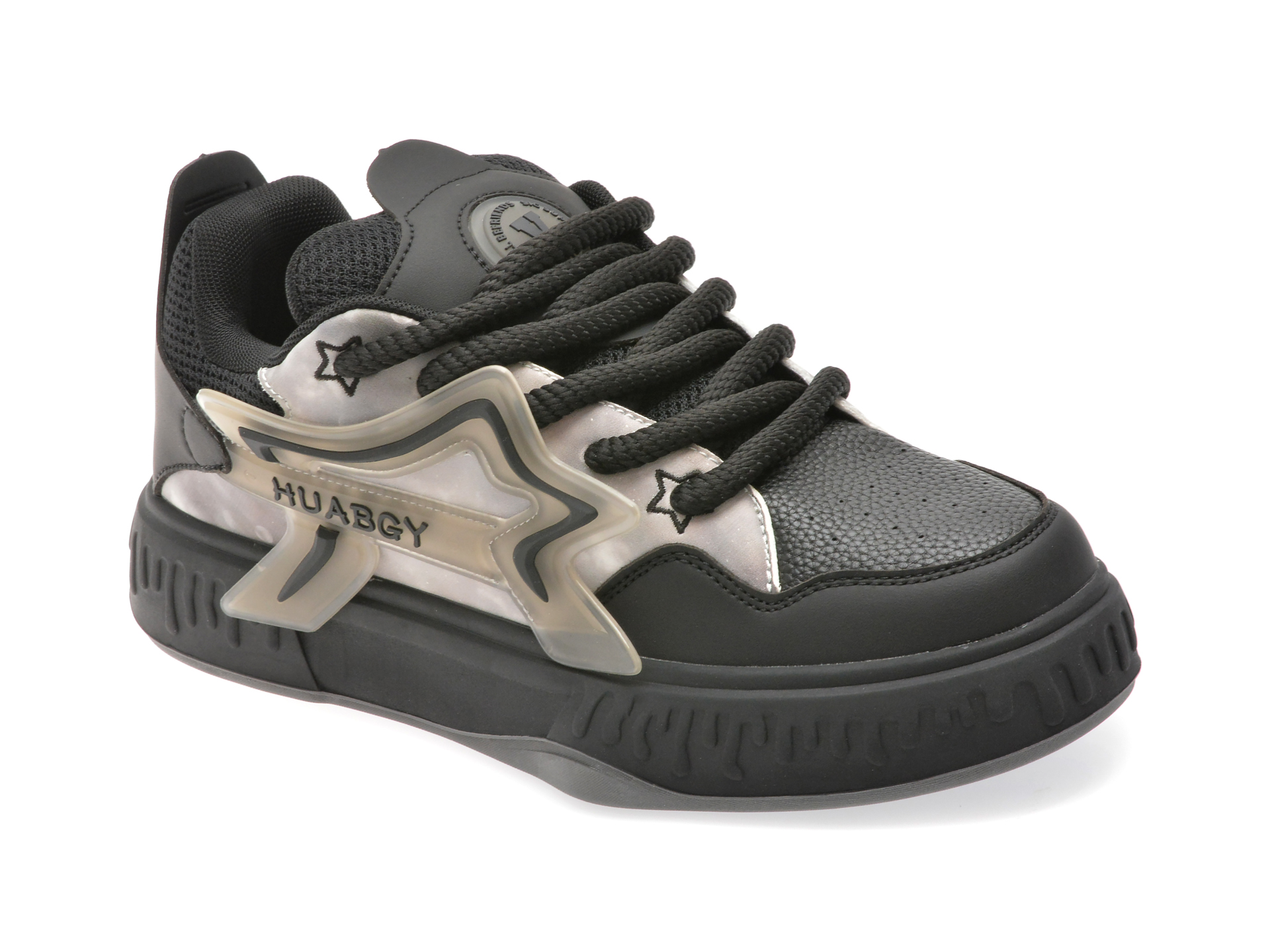 Pantofi Bite the Bullet Negri din Piele Eco
