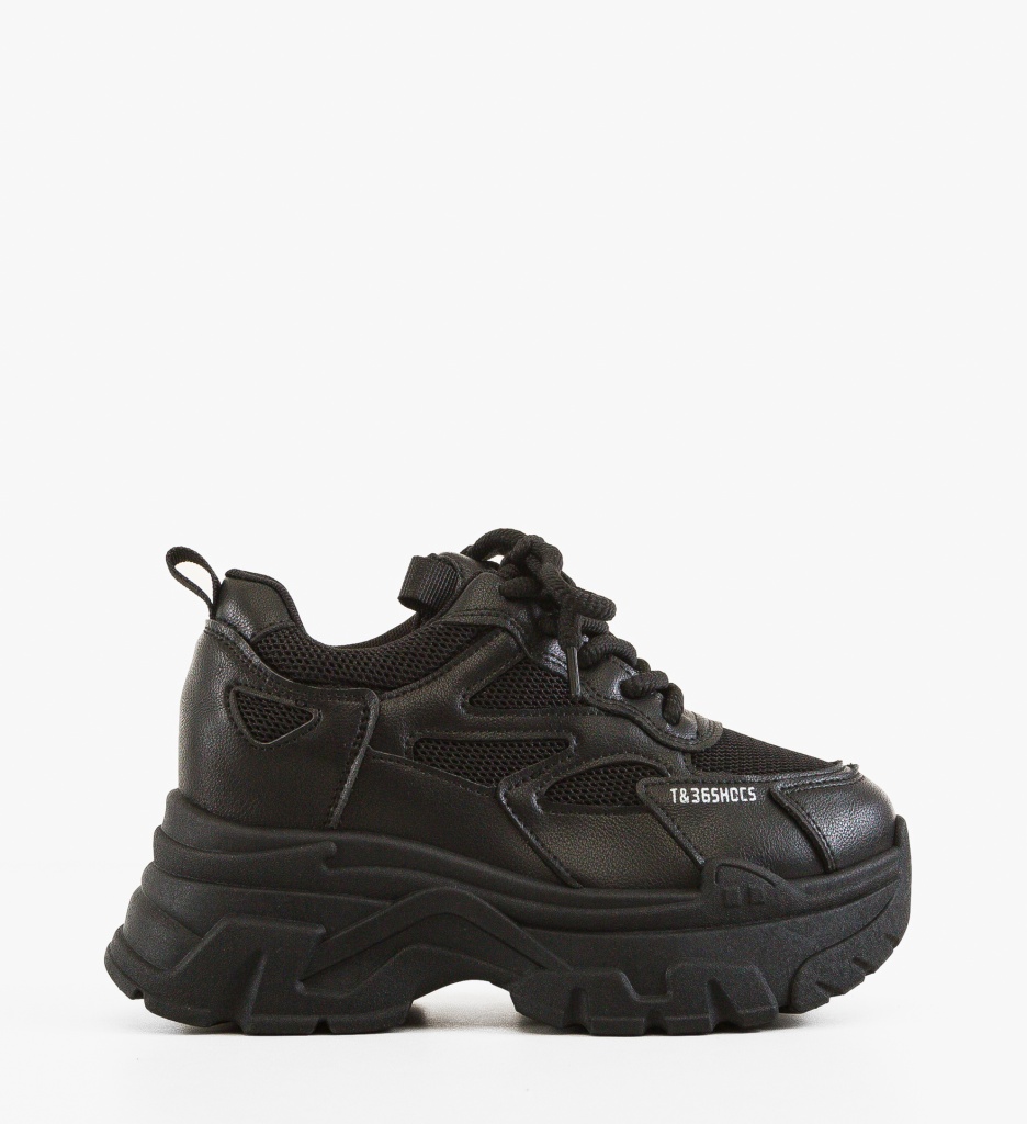 Sneakers Drims Negri - Confort și Stil Urban - imagine 6