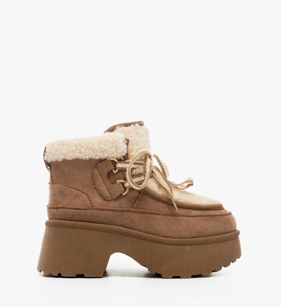 Ghete Dama Yetty Camel | Stil și Confort - imagine 6