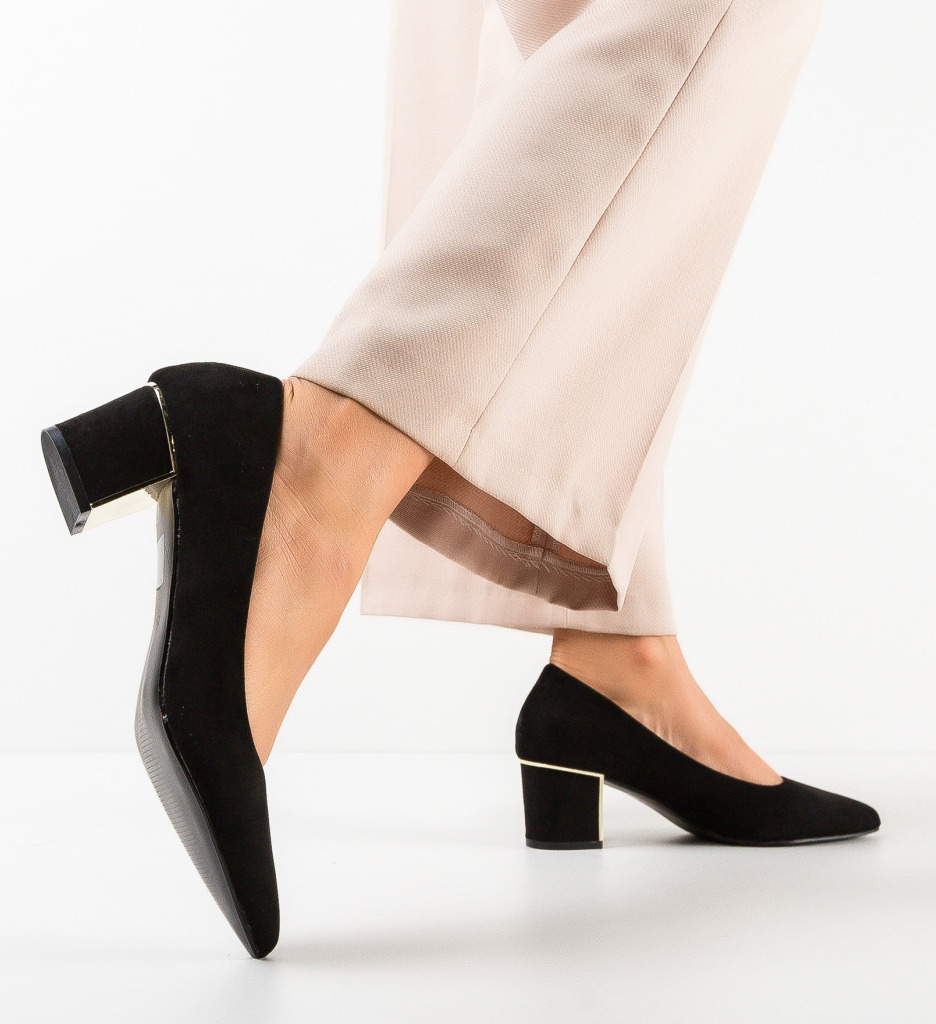 Pantofi dama Antoni Negri cu toc elegant - imagine 3