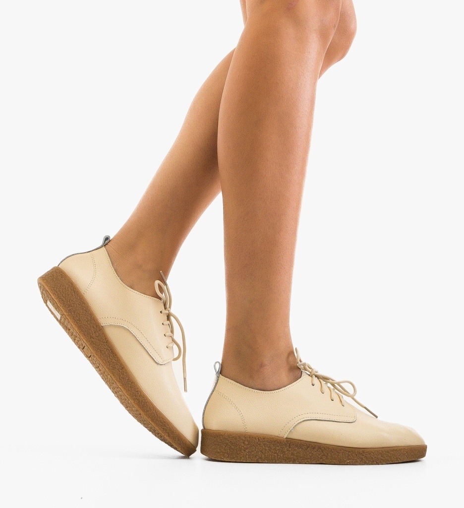 Pantofi Casual Sindre Bej | Confort & Stil - imagine 6