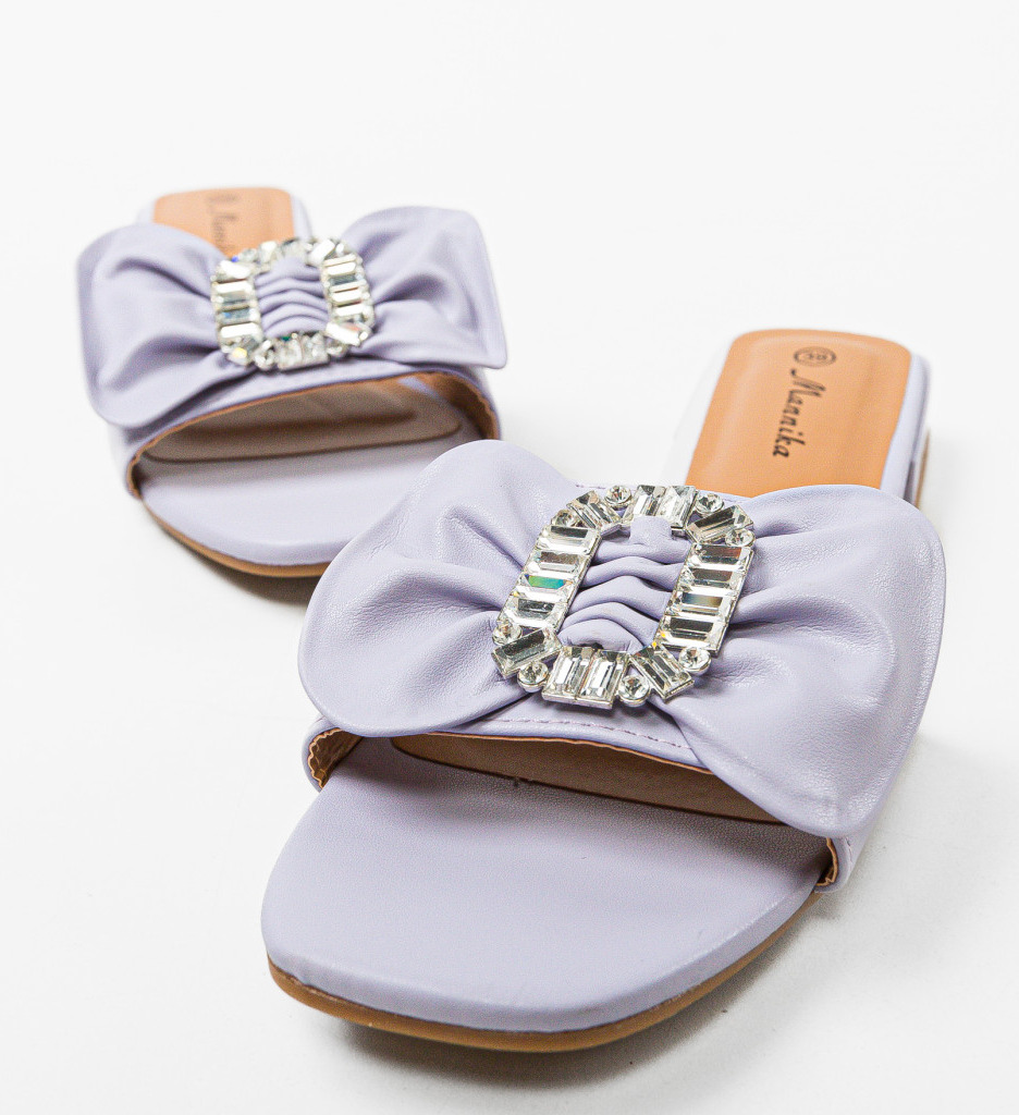 Papuci Dama Nabila Mov - Confort și Eleganță - imagine 7