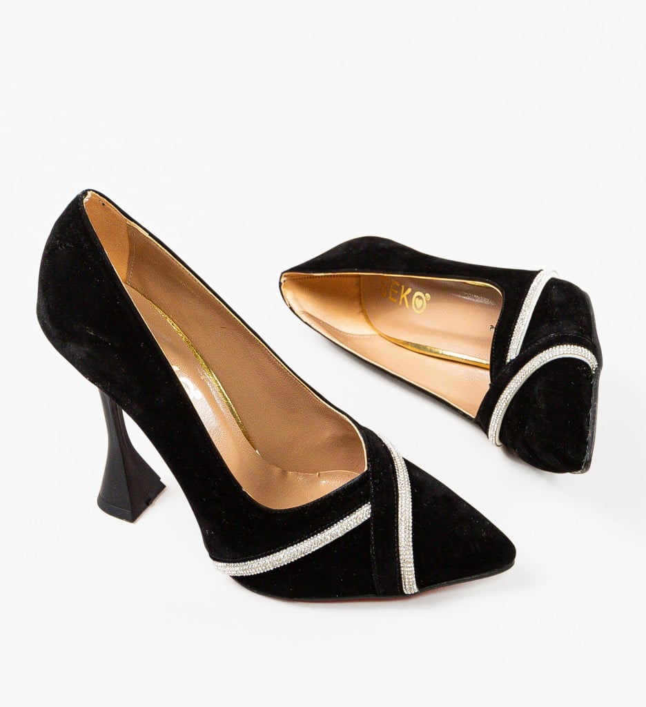 Pantofi Revuele Negri - Eleganță și Stil - imagine 8