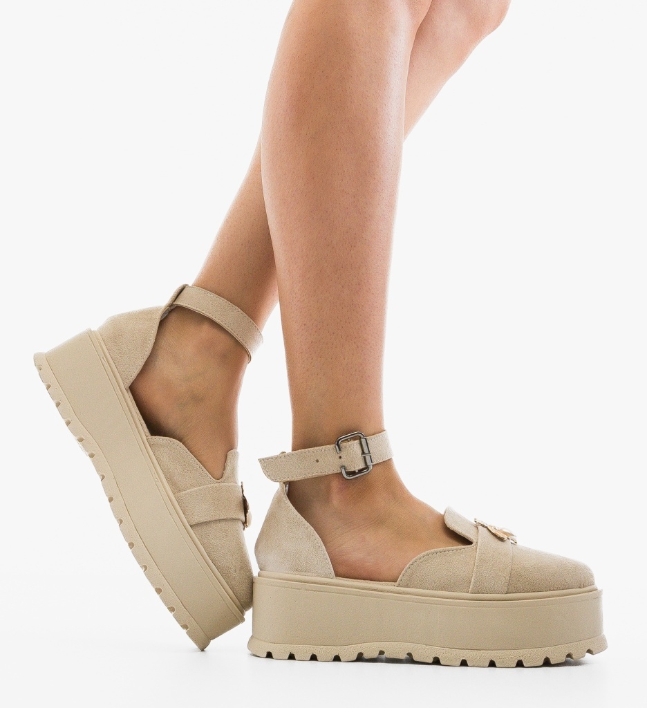 Pantofi Casual Bynna Bej - Confort și Stil - imagine 3