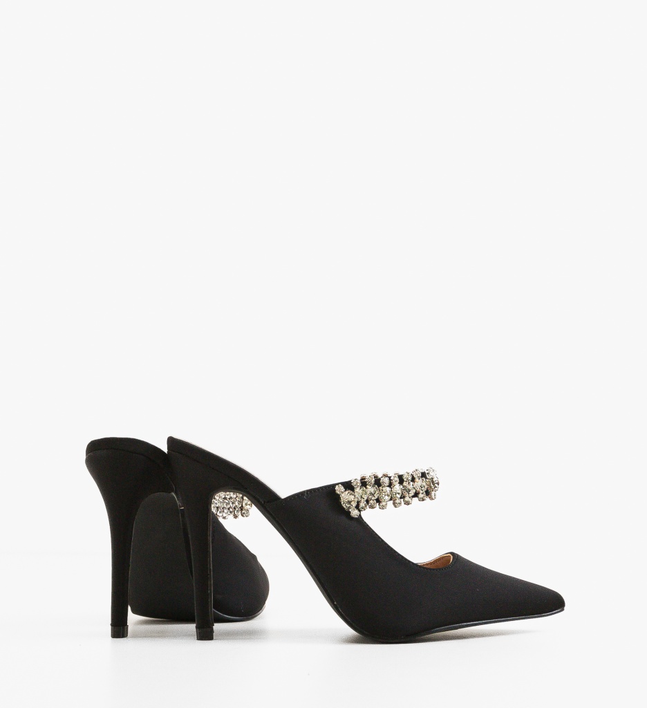Pantofi Dama Zayn Negri cu Toc Eleganți - imagine 8