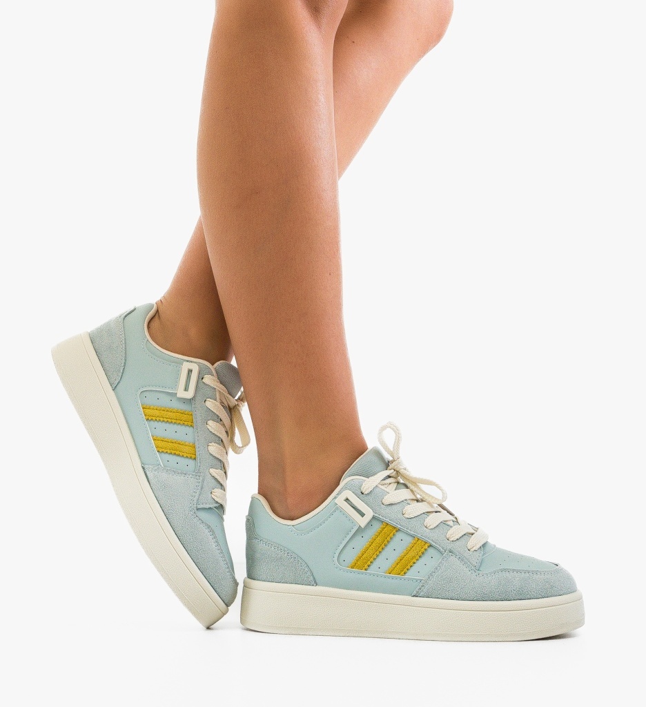 Sneakers Dama Spring Albastri Confort Sport - imagine 2