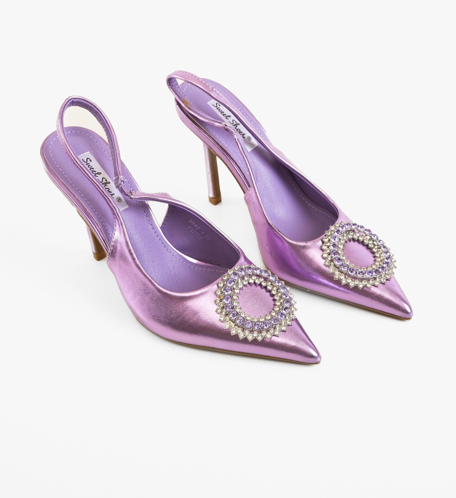 Pantofi dama Monic Mov - Eleganță și Stil - imagine 5