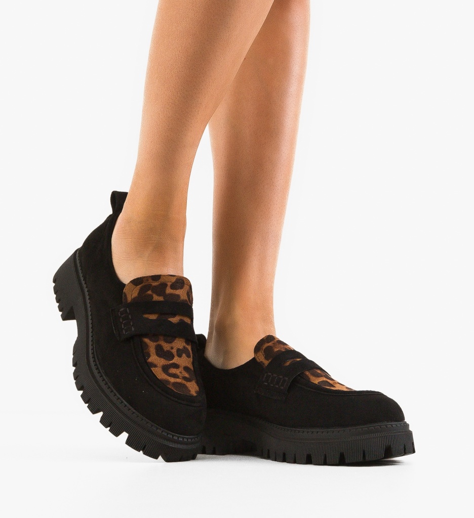 Pantofi Casual Dama Laje Negri - Eleganță Zilnică