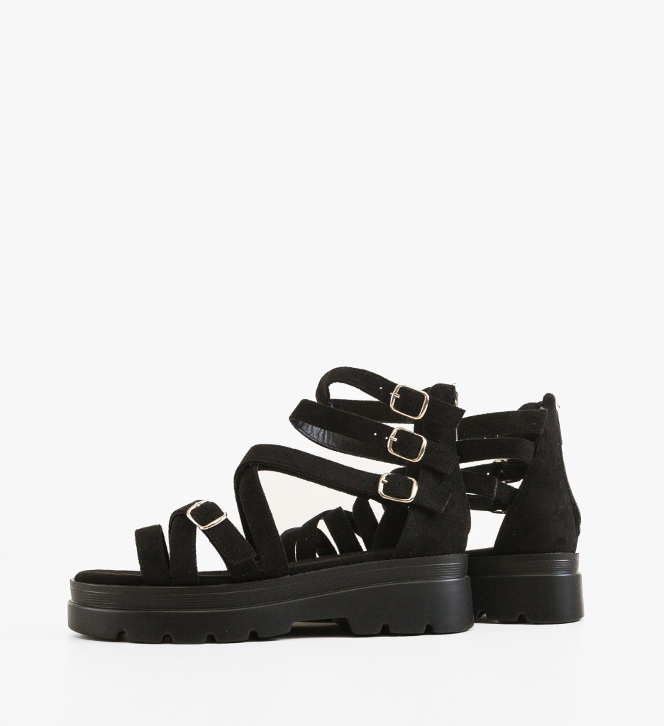 Sandale Dama Dobre Negre | Eleganță și Confort - imagine 4