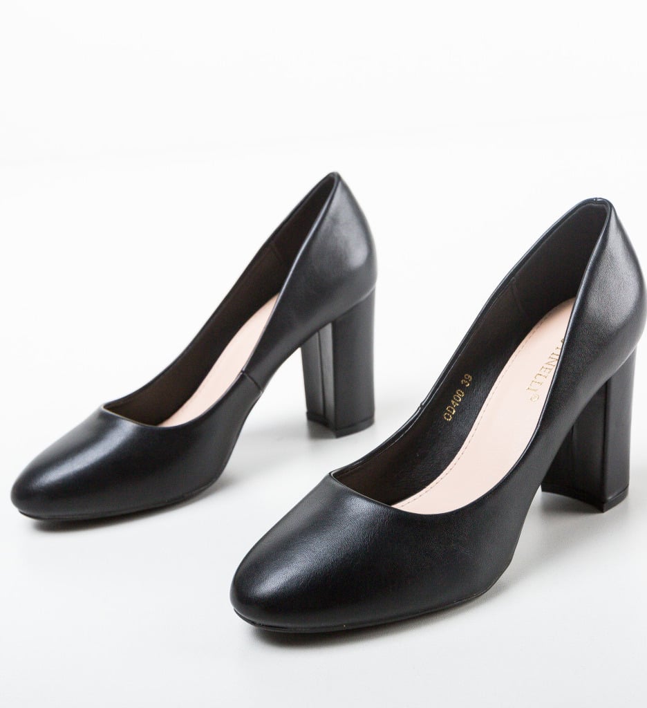 Pantofi Adas Negri cu Toc - Eleganță și Stil - imagine 7