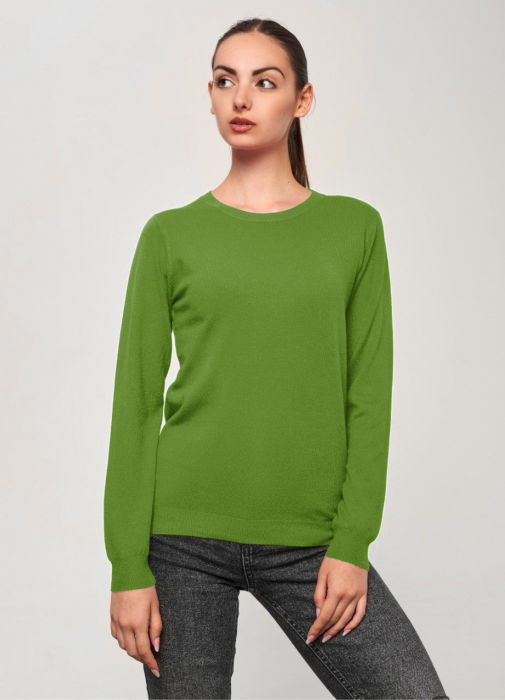 Pulover Verde Oliv Shopika - Tricotaj Fin