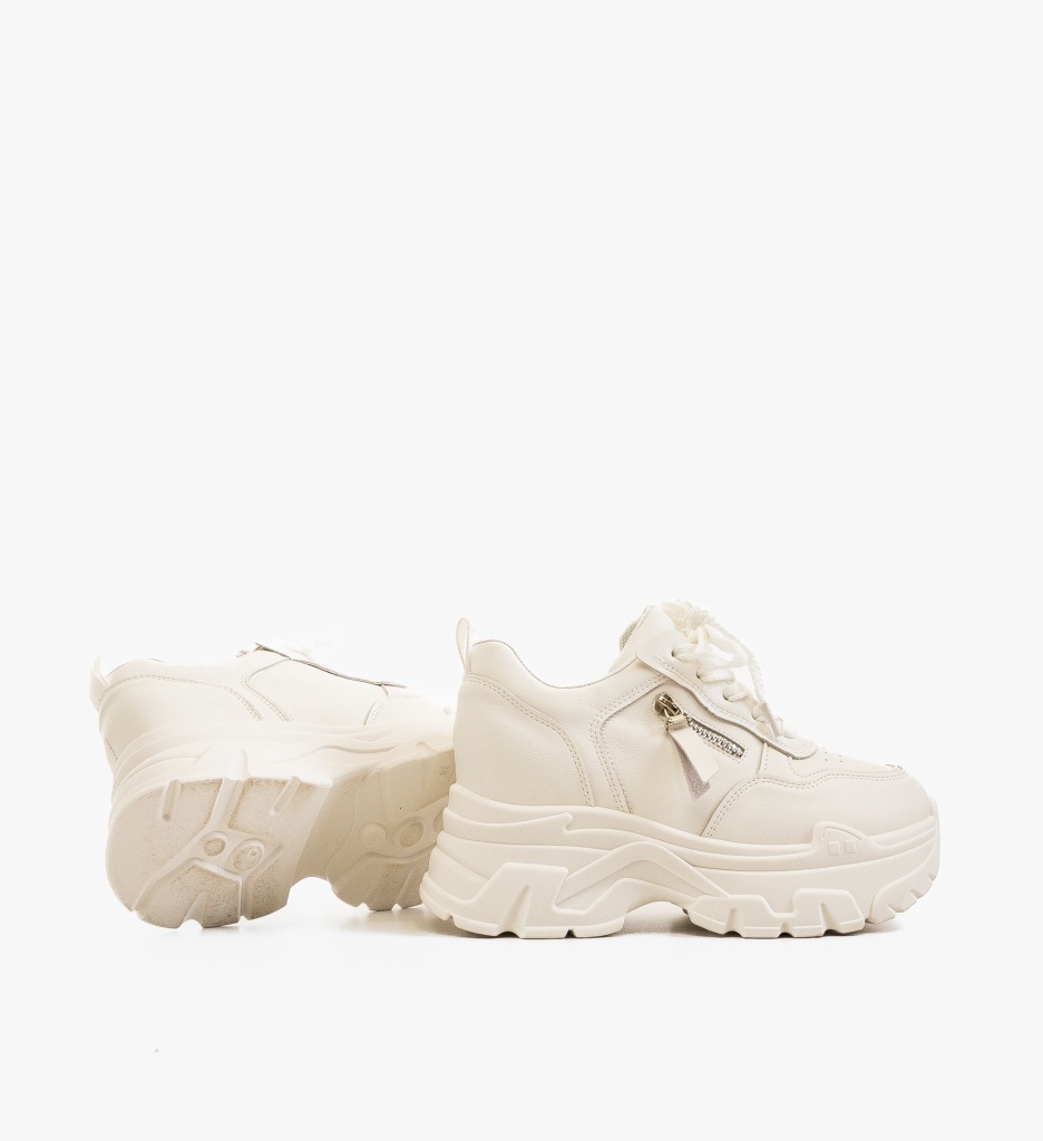 Sneakers Myrar Albi - Confort și Stil - imagine 7