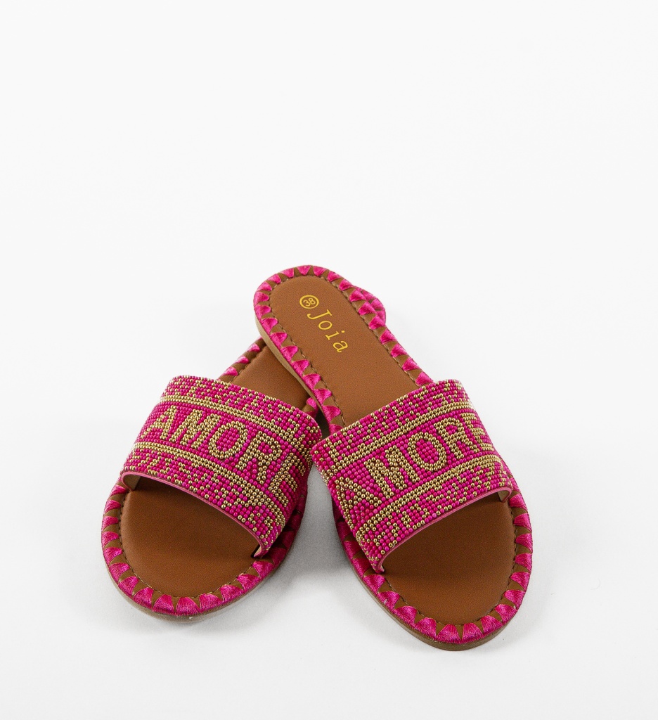 Papuci Dama Ramses Fuchsia | Confort și Stil - imagine 4
