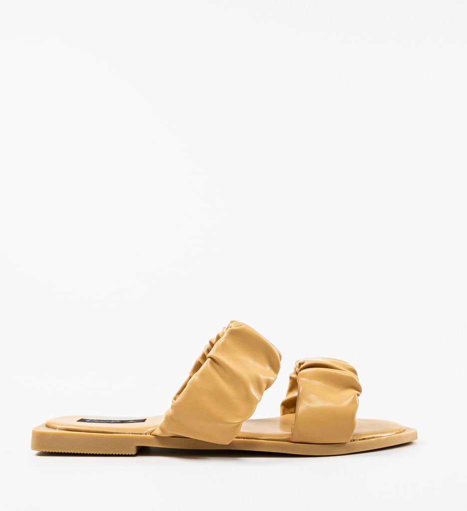 Papuci Dama Camel Grigor - Confort și Eleganță - imagine 8
