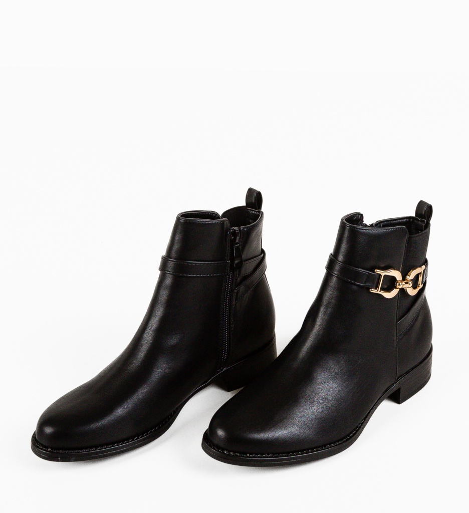 Ghete Dama Bruin Negre | Stil si Confort - imagine 6