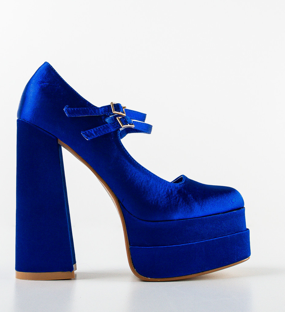 Pantofi Dama Rivera Albastri | Eleganță Asigurată - imagine 4
