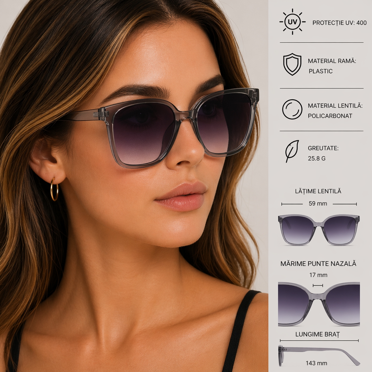 Ochelari Picadili SG127 cu protecție UV - imagine 4