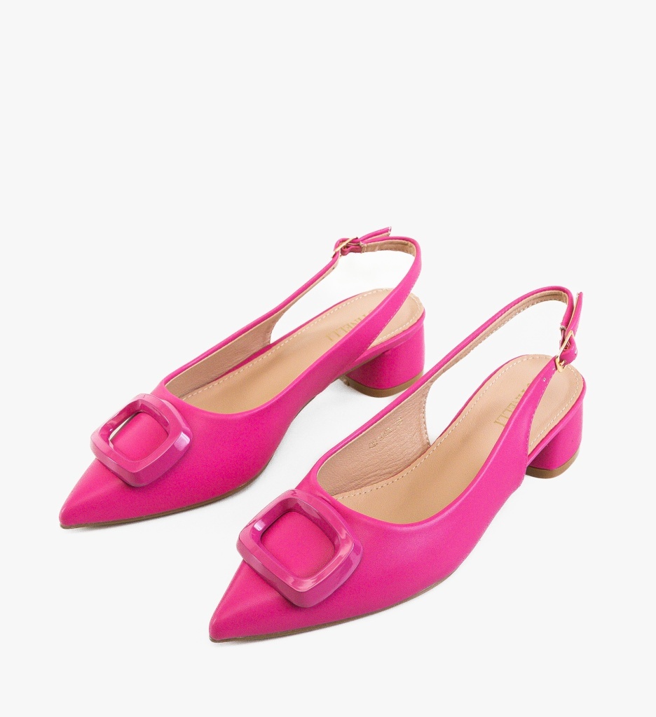Pantofi Dama Olenna Fuchsia Eleganți - imagine 4