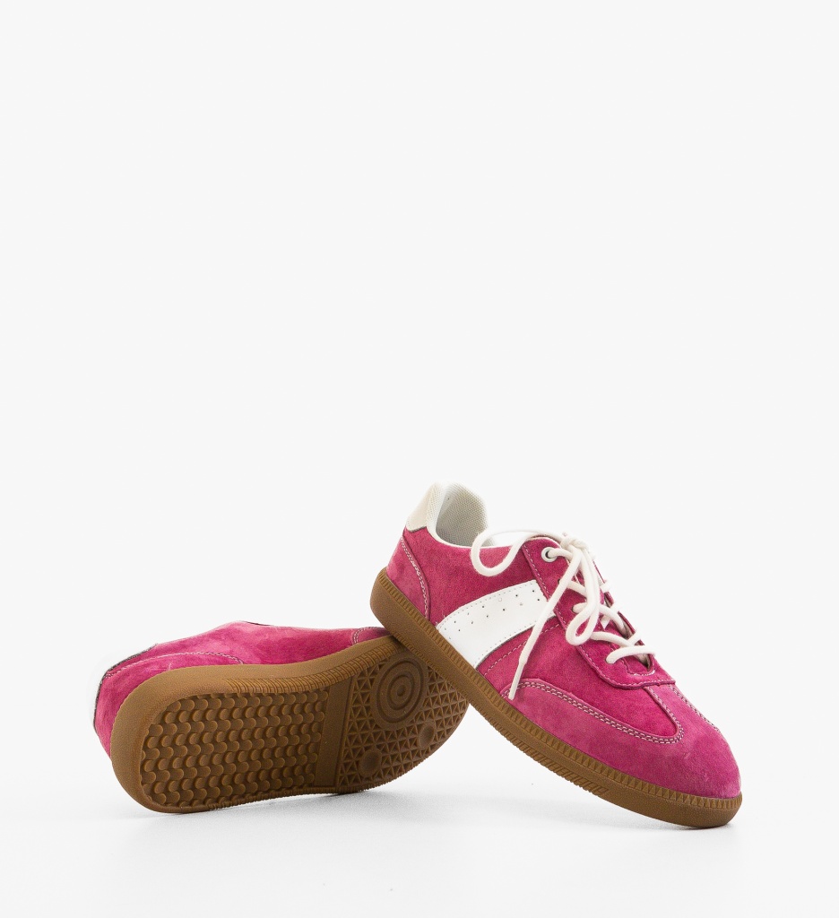 Sneakers Dama Gazelle Roz Sport Confort - imagine 4